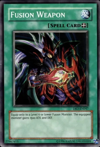Fusion Weapon - DR3-EN047 - Common - Unlimited Edition - YuGiOh