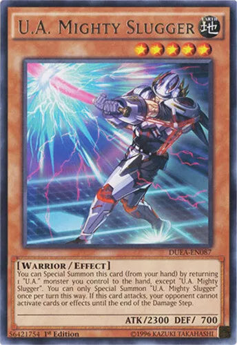 U.A. Mighty Slugger - DUEA-EN087 - Rare - Unlimited Edition - YuGiOh