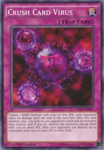 Crush Card Virus - DPBC-EN020 - Rare - 1st Edition - YuGiOh
