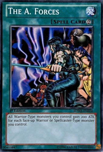 The A. Forces - SDWA-EN024 - Common - 1st Edition - YuGiOh