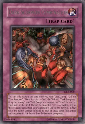 Dark Scorpion Combination - DCR-098 - Rare - Unlimited Edition - YuGiOh