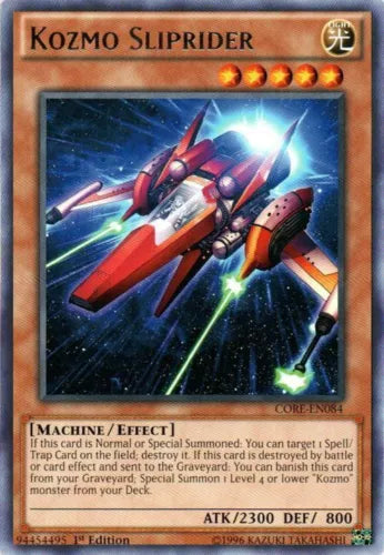 Kozmo Sliprider - CORE-EN084 - Rare - 1st Edition - YuGiOh