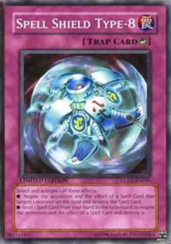 Spell Shield Type-8 - GLD1-EN045 - Common - Limited Edition - YuGiOh