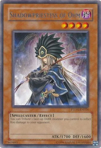 Shadowpriestess of Ohm - PTDN-EN024 - Rare - Unlimited Edition - YuGiOh