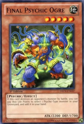 Final Psychic Ogre - DREV-EN037 - Common - 1st Edition - YuGiOh