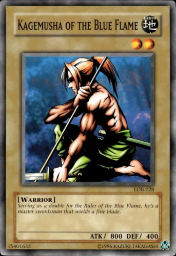 Kagemusha of the Blue Flame - LOB-028 - Common - Unlimited Edition - YuGiOh