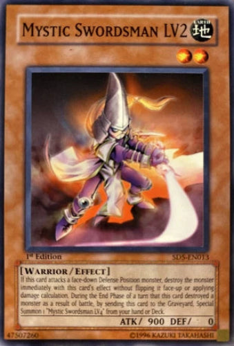 Mystic Swordsman LV2 - SD5-EN013 - Common - 1st Edition - YuGiOh