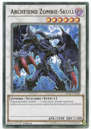 Archfiend Zombie-Skull - BLLR-EN058 - Ultra Rare - 1st Edition - YuGiOh