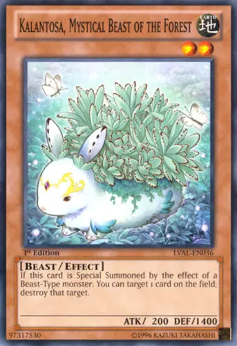 Kalantosa, Mystical Beast of the Forest - LVAL-EN036 - Common - Mixed Editions