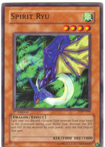 Spirit Ryu - LOD-036 - Common - Unlimited Edition - YuGiOh LP