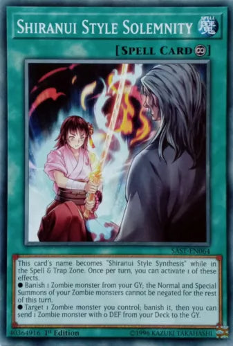 Shiranui Style Solemnity - SAST-EN064 - Common - Mixed Editions - YuGiOh