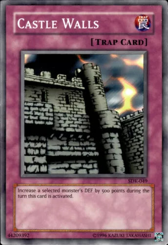 Castle Walls - SDK-049 - Common - Unlimited Edition - YuGiOh LP