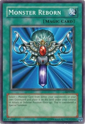 Monster Reborn - SDY-030 - Common - Unlimited Edition - YuGiOh LP