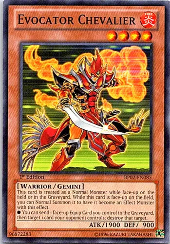 Evocator Chevalier - BP02-EN085 - Common - 1st Edition - YuGiOh