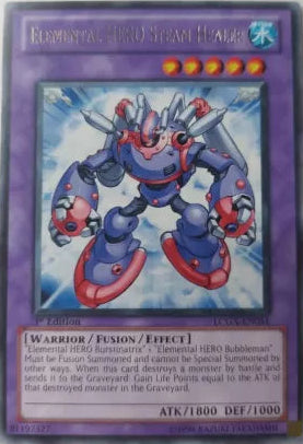 Elemental HERO Steam Healer - LCGX-EN051 - Rare - 1st Edition - YuGiOh LP/HP