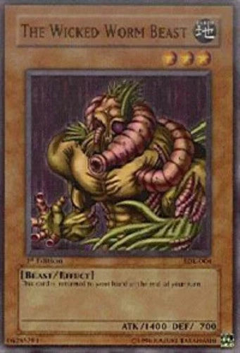 The Wicked Worm Beast - SDK-004 - Common - Unlimited Edition - YuGiOh LP