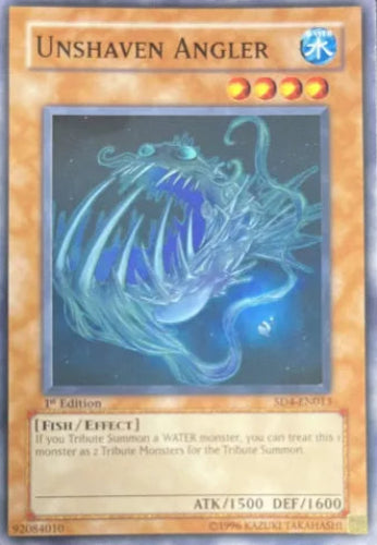 Unshaven Angler - SD4-EN013 - Common - 1st Edition - YuGiOh