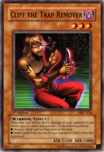 Cliff the Trap Remover - MFC-078 - Common - Unlimited Edition - YuGiOh