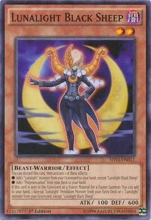 Lunalight Black Sheep - SHVI-EN011 - Common - 1st Edition - YuGiOh