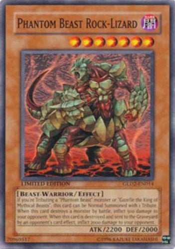 Phantom Beast Rock-Lizard - GLD2-EN014 - Common - Limited Edition - YuGiOh