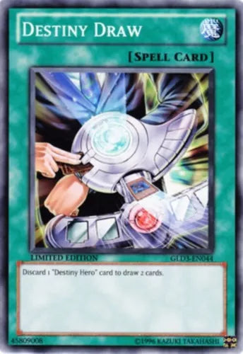 Destiny Draw - GLD3-EN044 - Common - Limited Edition - YuGiOh