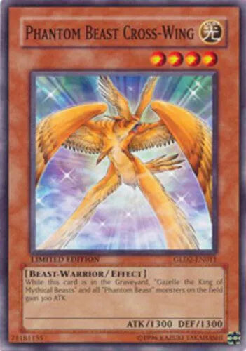 Phantom Beast Cross-Wing - GLD2-EN011 - Common - Limited Edition - YuGiOh