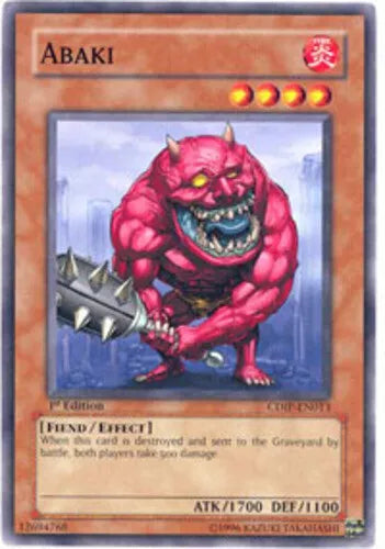 Abaki - CDIP-EN013 - Common - 1st Edition - YuGiOh