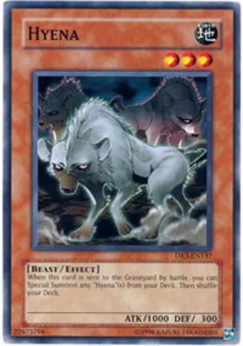 Hyena - DR3-EN137 - Common - Unlimited Edition - YuGiOh