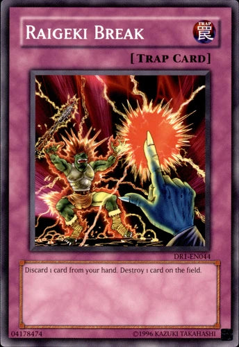 Raigeki Break - DR1-EN044 - Common - Unlimited Edition - YuGiOh