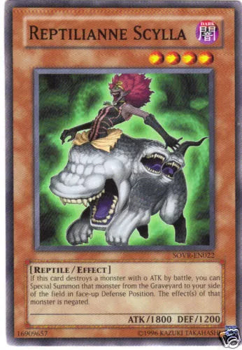 Reptilianne Scylla - SOVR-EN022 - Common - Unlimited Edition - YuGiOh