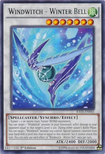 Windwitch - Winter Bell - RATE-EN043 - Rare - 1st Edition - YuGiOh
