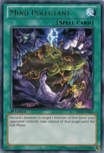 Mind Pollutant - ABYR-EN064 - Rare - Unlimited Edition - YuGiOh
