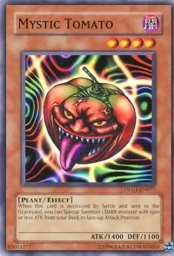Mystic Tomato - DLG1-EN077 - Common - Unlimited Edition - YuGiOh
