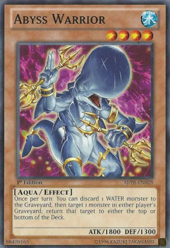 Abyss Warrior - ABYR-EN028 - Common - Unlimited Edition - YuGiOh