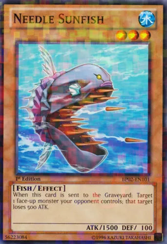Needle Sunfish - BP02-EN101 - Mosaic Rare - 1st Edition - YuGiOh