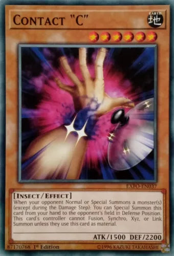Contact "C" - EXFO-EN037 - Common - Mixed Editions - YuGiOh