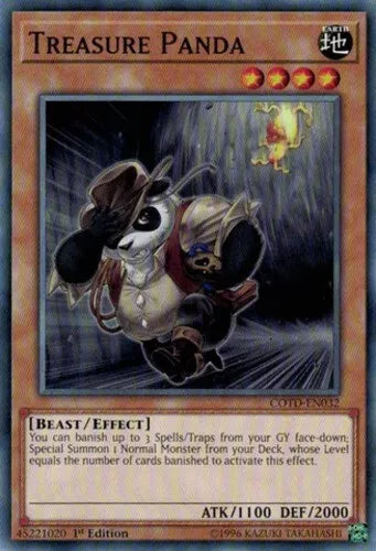 Treasure Panda - COTD-EN032 - Common - 1st Edition - YuGiOh