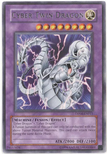 Cyber Twin Dragon - DP04-EN011 - Rare - Unlimited Edition - YuGiOh