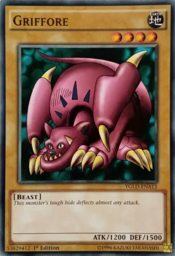 Griffore - YGLD-ENA13 - Common - 1st Edition - YuGiOh
