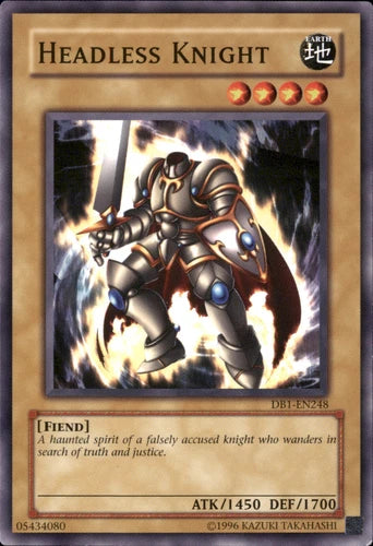 Headless Knight - DB1-EN248 - Common - Unlimited Edition - YuGiOh