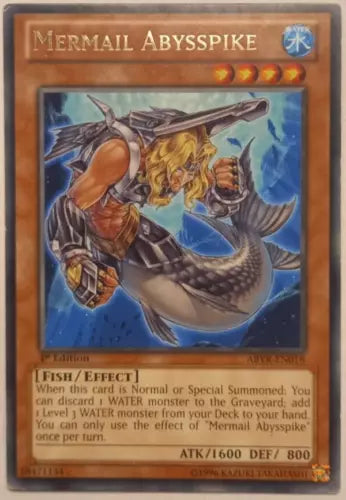 Mermail Abysspike - ABYR-EN018 - Rare - Unlimited Edition - YuGiOh