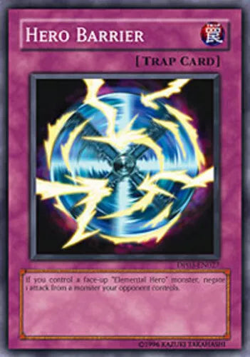 Hero Barrier - DP03-EN027 - Common - 1st Edition - YuGiOh
