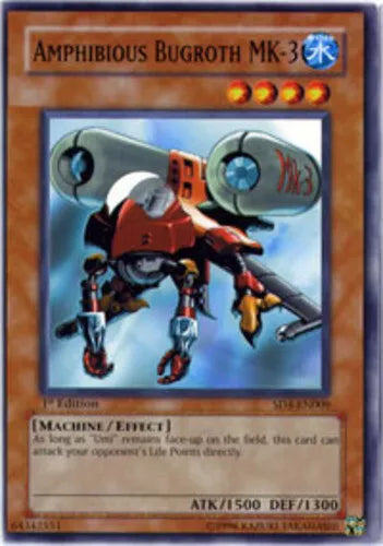 Amphibious Bugroth MK-3 - SD4-EN009 - Common - 1st Edition - YuGiOh