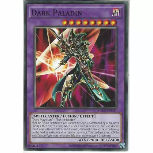 Dark Paladin - YGLD-ENC41 - Common - 1st Edition - YuGiOh