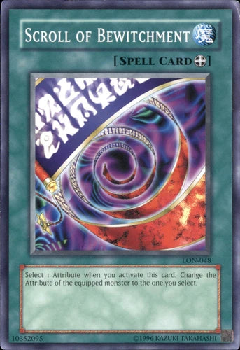Scroll of Bewitchment - LON-048 - Common - Mixed Editions - YuGiOh LP