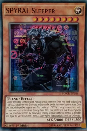 SPYRAL Sleeper - MACR-EN086 - Super Rare - 1st Edition - YuGiOh
