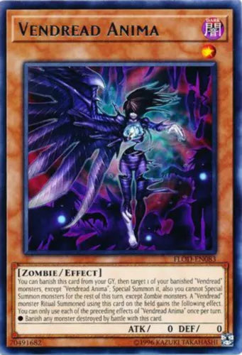 Vendread Anima - FLOD-EN083 - Rare - 1st Edition - YuGiOh