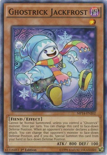 Ghostrick Jackfrost - MP14-EN202 - Common - 1st Edition - YuGiOh
