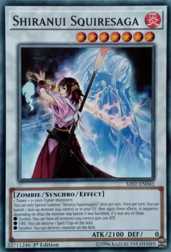 Shiranui Squiresaga - SAST-EN041 - Common - Mixed Editions  - YuGiOh