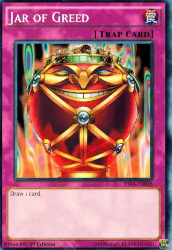 Jar of Greed - YS14-EN038 - Common - 1st Edition - YuGiOh